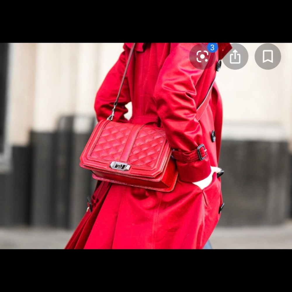 Rebecca Minkoff Red Python Love Crossbody Bag - image 6